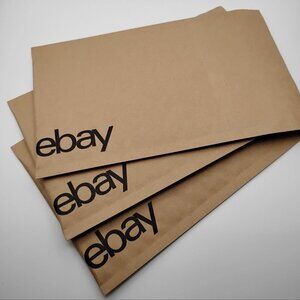 Ebay Branded 12” x 9” Kraft Waffle Padded Mailers lot of 12